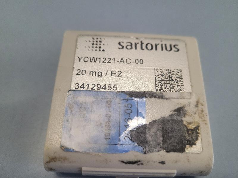 Poids d'étalonnage SARTORIUS 20mg classe E2 INOX_1