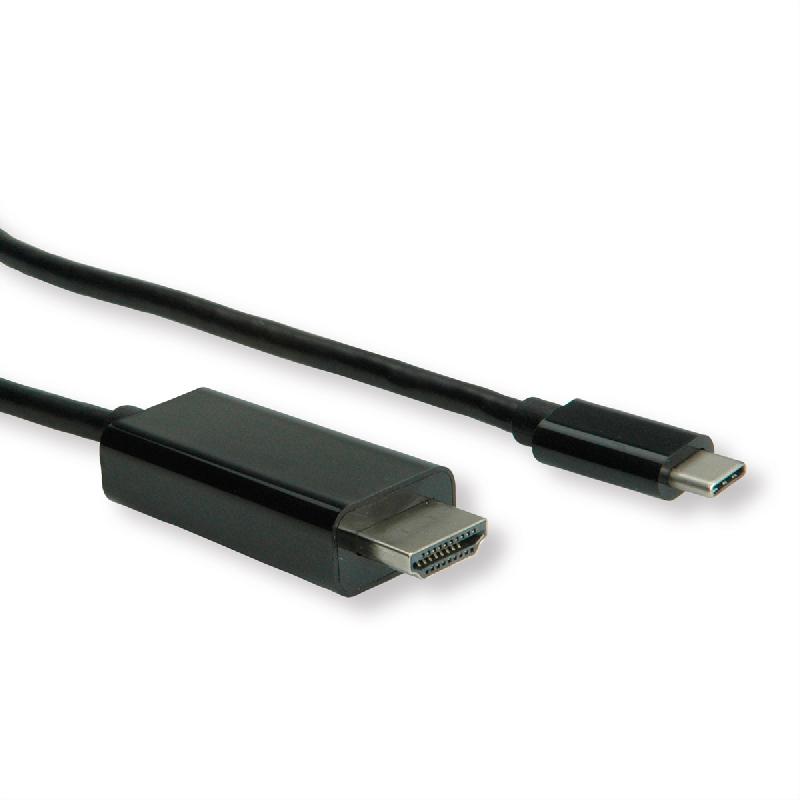 ROLINE Câble adaptateur type C - HDMI, M/M, 3 m_1