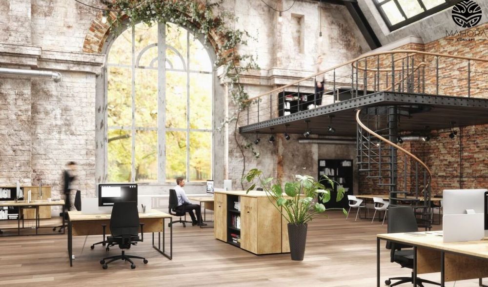 Stricto Sensu - Bureau open space Mahora - Plateau mélaminé, design minimaliste et contemporain_1