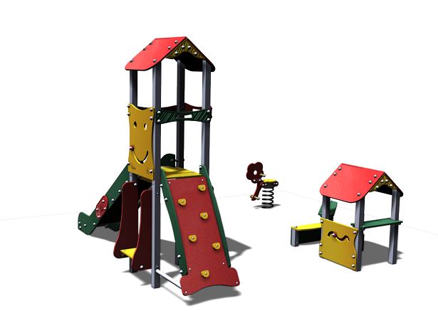 Structure de jeux combinée - NEO11201I - MANEO01 - FLEUR1PE 