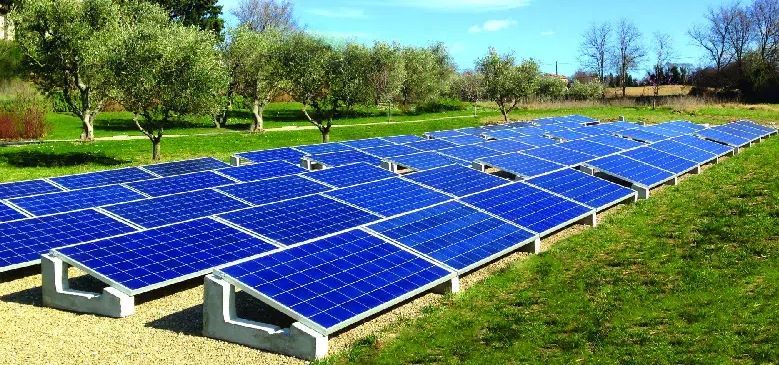 Support photovoltaïque 15° - Au sol ou sur toit terrasse_1