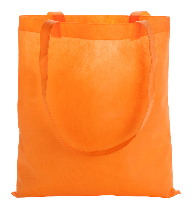 Tote bag non-tissé - coutures cousues - anses longues - 70 g/m² - couleur orange_1