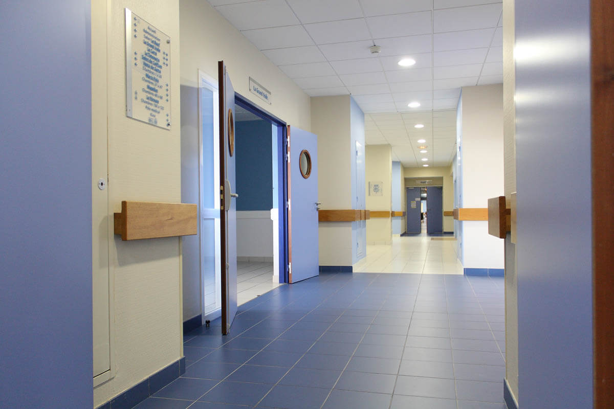 Bloc-porte coupe-feu EUROFLAM EI30 - 30 mn - Feuillure en Pin, Hêtre, Bois Exotique Rouge - Cloison en Acier_1