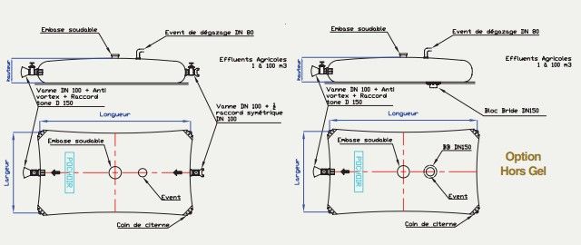 Citerne souple à effluents agricoles - RCY - Poids non équipé - Volume jusqu'à 600 m3_1