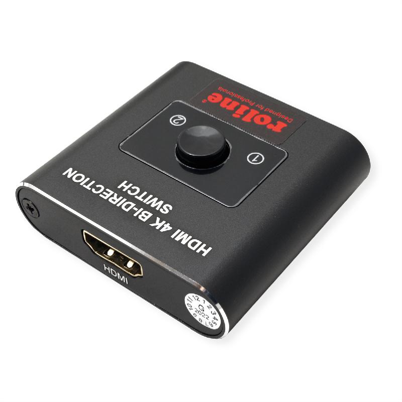 ROLINE Switch HDMI bidirectionnel 4K, 2 ports_1