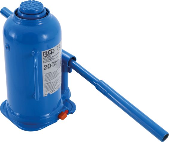 9888 - Cric à vérin hydraulique - BGS Technic - capacité de chargement 20 tonnes - avec tige de piston télescopique_1