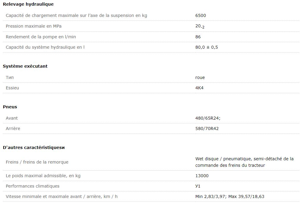 Belarus 2122.3 - Tracteur agricole MTZ Belarus - 202/148,6 kW/c.v. - 6 cylindres - boîte hydromécanique_1