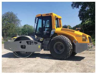 Compacteur monocylindre 213 cm - 18 T - compactage remblais, sable/gravier, terres mélangées - AMMANN ASC 170 T3 - disponible en location_1