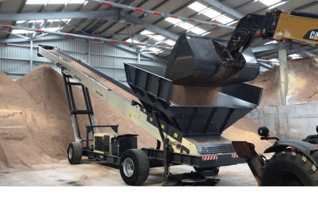 Convoyeur radial mobile sur roues pour  diverses applications : les agrégats, le sable et le gravier, le charbon, le minerai - IMS MC 1050-15WR_1