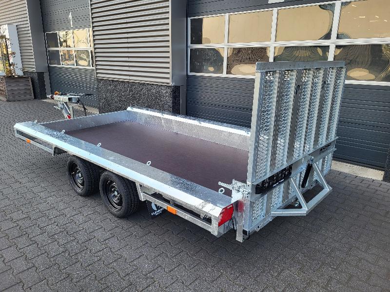 GTM 4m x 1m80 Gooseneck porte engin 2 x essieux 1800 kg_1