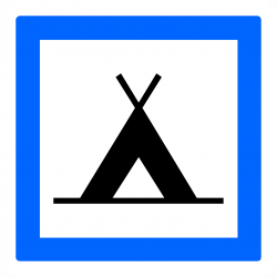 Panneau services terrain de camping pour tentes CE4a - Signalisation réglementaire_1