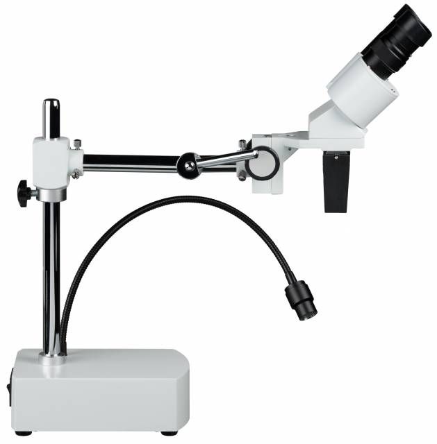 Loupe binoculaire Bresser Biorit ICD CS - stéréo LED - grande distance de travail et bras pivotant_1