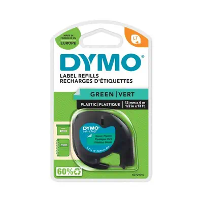 DYMO S0721640 ruban d'étiquette Noir sur vert_1