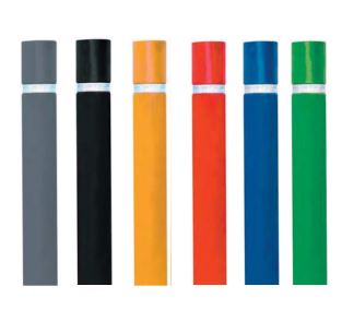 Potelet à mémoire de forme - polyuréthane teinté dans la masse - TOTAL - STI Balisage routier, flexible et résistant aux chocs_1