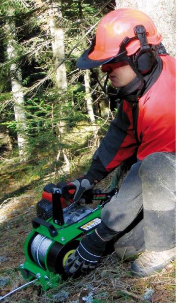 Modèle vf150 - treuil forestier portatif - docma - automatique_1