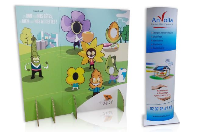 Totem - agelia - sur support pvc, carton ou papier._1