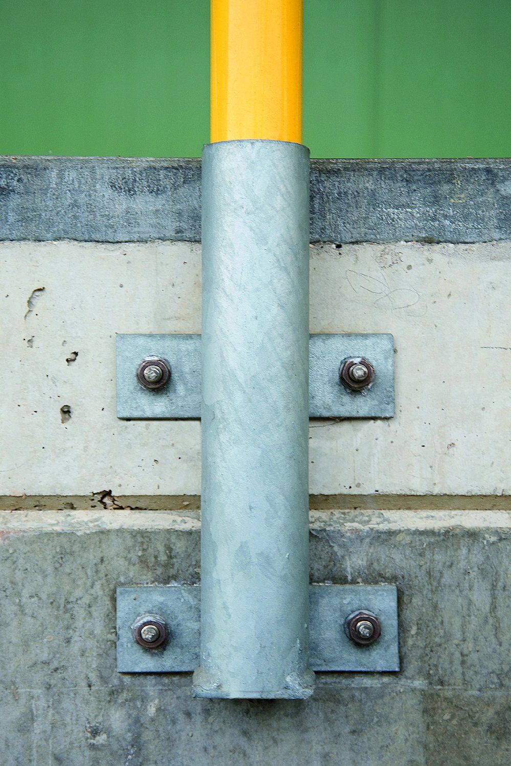 Barrières de sécurité à emboîter en acier - Protection intérieure et extérieure - Tubes cintrés avec longeron genou_1