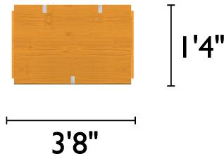 Coffre de rangement en bois réf-8002661 - Hags - 1100x800x800 mm - Volume 0,6 m³_1