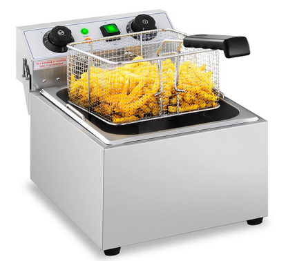 Friteuse 10 litres électrique en inox avec minuterie_1
