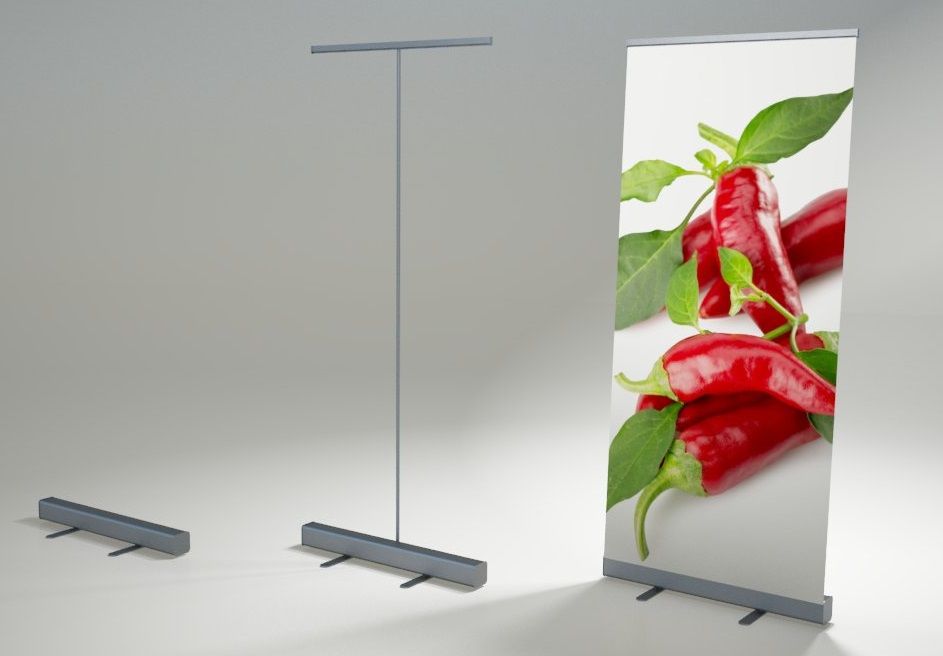 Kakémono roll-up standard - robuste et économique - largeur 85 ou 100 cm - visuel inclus_1