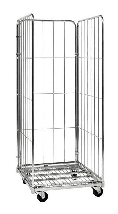 Roll conteneur standard - 190361 – 3 côtés - 720 x 800 x 1800 mm_1