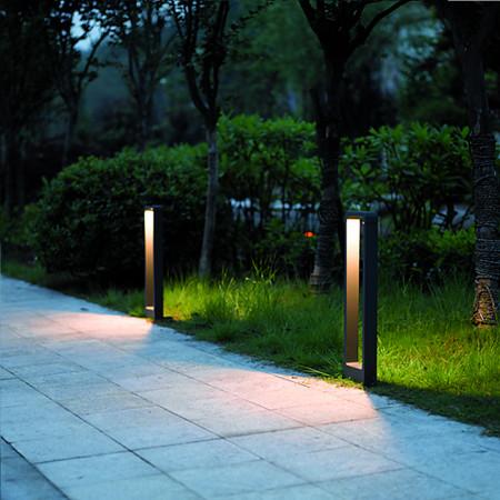 Borne Sibila IP54 LED COB 7W 3000K anthracite - Aluminium et verre transparent - Extérieur_1