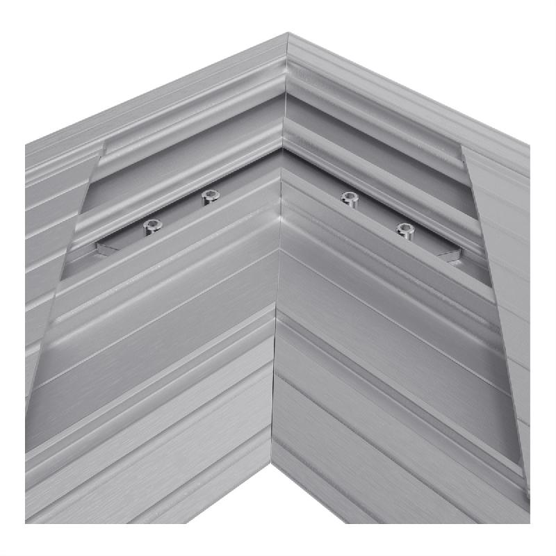 DATAFLEX Addit protège-câbles, connexion d'angle 482, argent_1