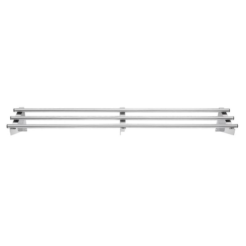 Etagère murale tubulaire acier inoxydable 1500x300 mm | Vogue - CD552_1