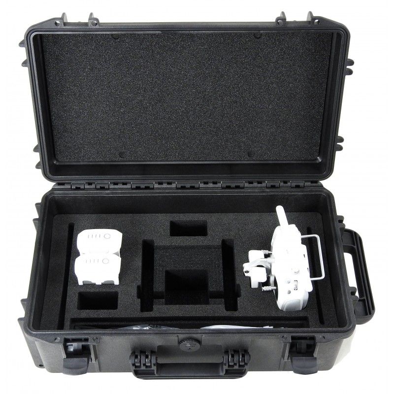 Phantom 4 hélices montées - Malette de rangement étanche pour drone - Caltech - VEN-P4H_1