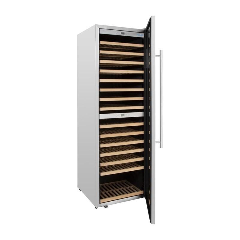 Cave à vin bi-zone Série G inox 172 bouteilles GM629 Polar_1