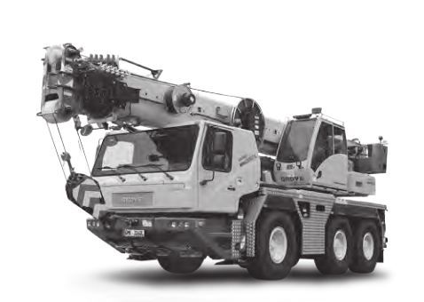 Grue GMK3060L capable de soulever jusqu'à 60 tonnes