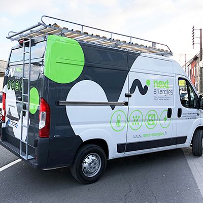 Pose de semi covering sur les 4 faces d’un gros utilitaire