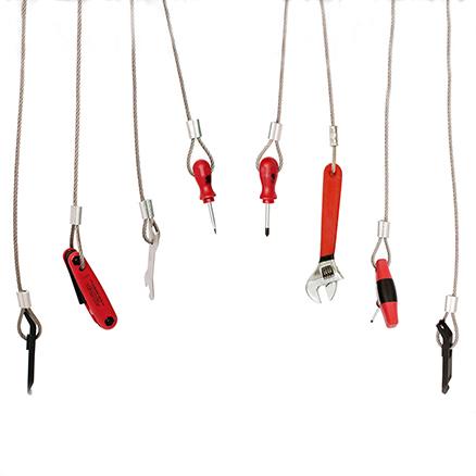 Station de réparation vélos classique - inox ou galvanisé - Cykleo - CykiFIX_1