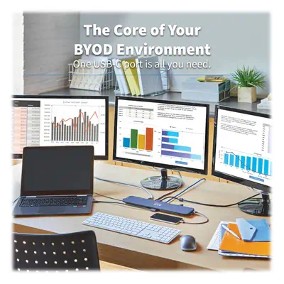 Tripp Lite U442-DOCK7D-B station d'accueil Avec fil USB 3.2 Gen 1 (3.1 Gen 1) Type-C Noir_1