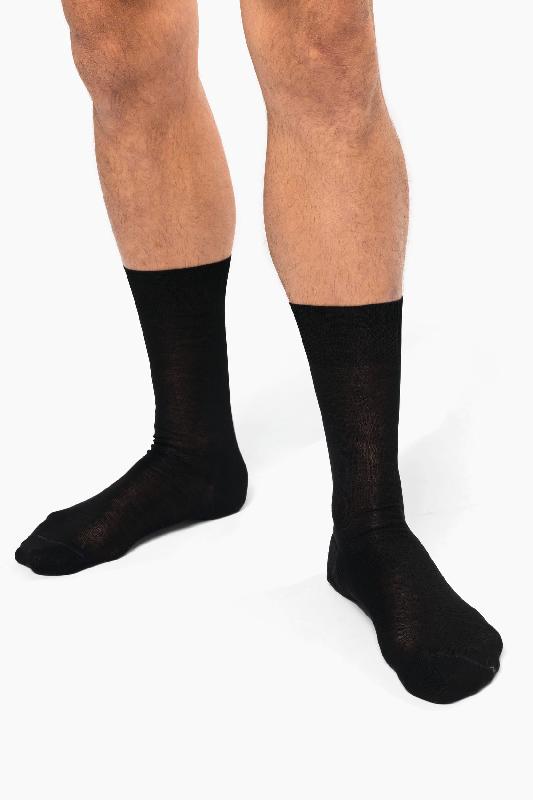 Chaussettes coton mercerisé rib 4x2 fil d'écosse homme - Kariban Premium - Réf: PK801_1
