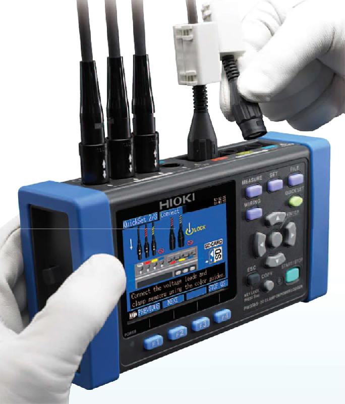 HI-PW3365-20 - Analyseur-enregistreur de puissance triphasé HIOKI avec sondes isolées et mesure harmonique_1