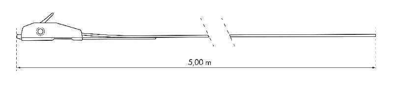 Sangle à boucle autoserrante - largeur 25mm x 5,00m - boucle à came zamak 30mm - marque Thirard_1