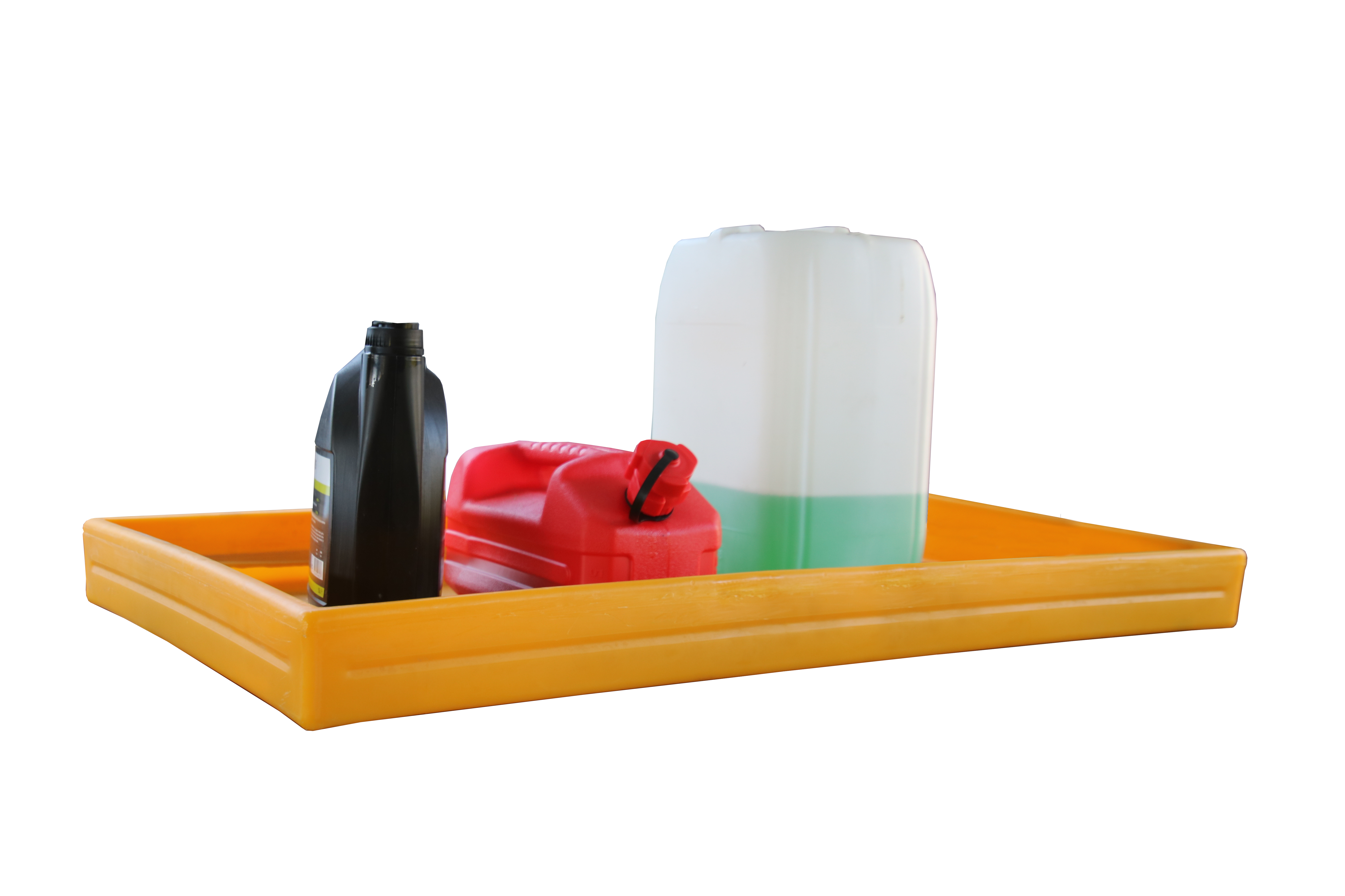 Bac de rétention en polyéthylène 55 litres pour étagère - BAP55-C - résistant aux acides et bases_1