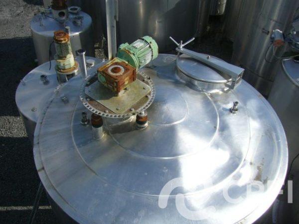 Cuve Terlet 6500 L - Agitation Tri-pâle - Moteur 1.1 KW - N° CUV008_1
