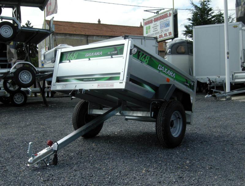 Remorque sans frein DAXARA 148 - 1 essieu, 600 kg, fabrication française - bricolage, petits transports et vacances_1