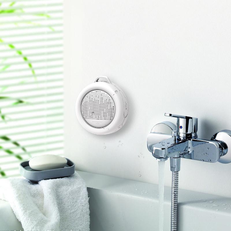XOOPAR - Enceinte nomade waterproof Splash Pop Speaker blanche - Bluetooth IP65 - résistante eau, chocs et poussière - 930965_1