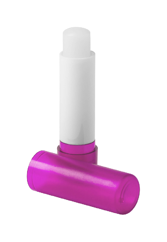 Baume à lèvres - vanille - protection SPF15 - support plastique translucide - couleur fuchsia - 14 gr_1