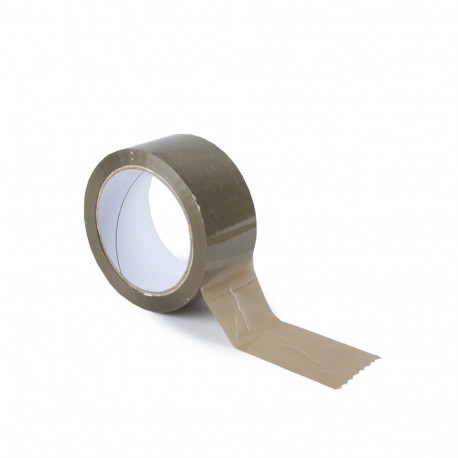 Adhesif emballage 100mx48mm havane a l'unite_1