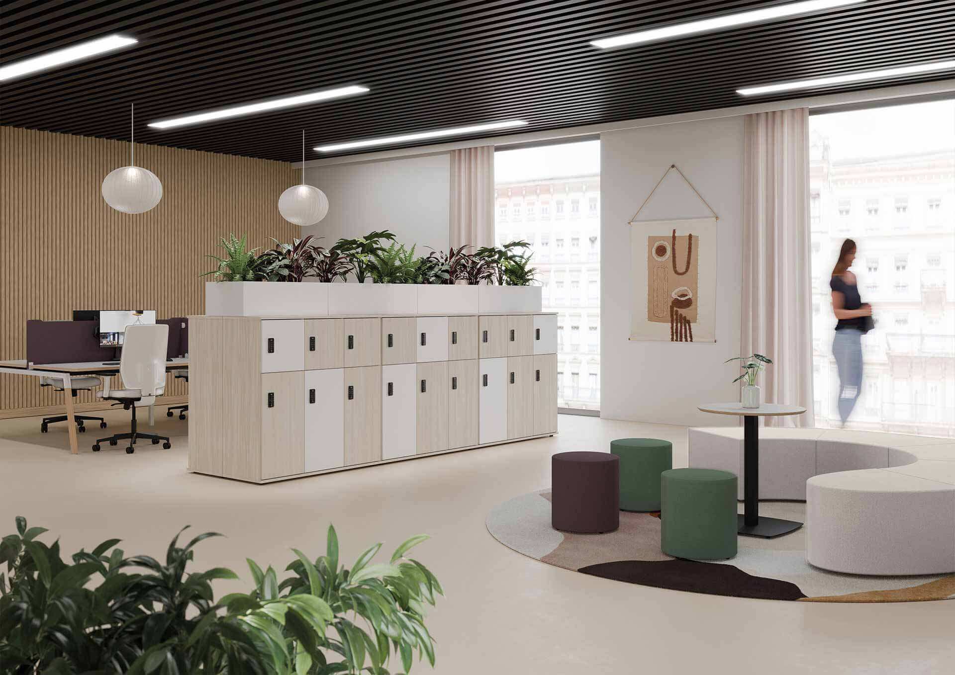 Banquette d'accueil modulable - avec ou sans dossier - gamme Kreativ - personnalisable, robuste et design_1