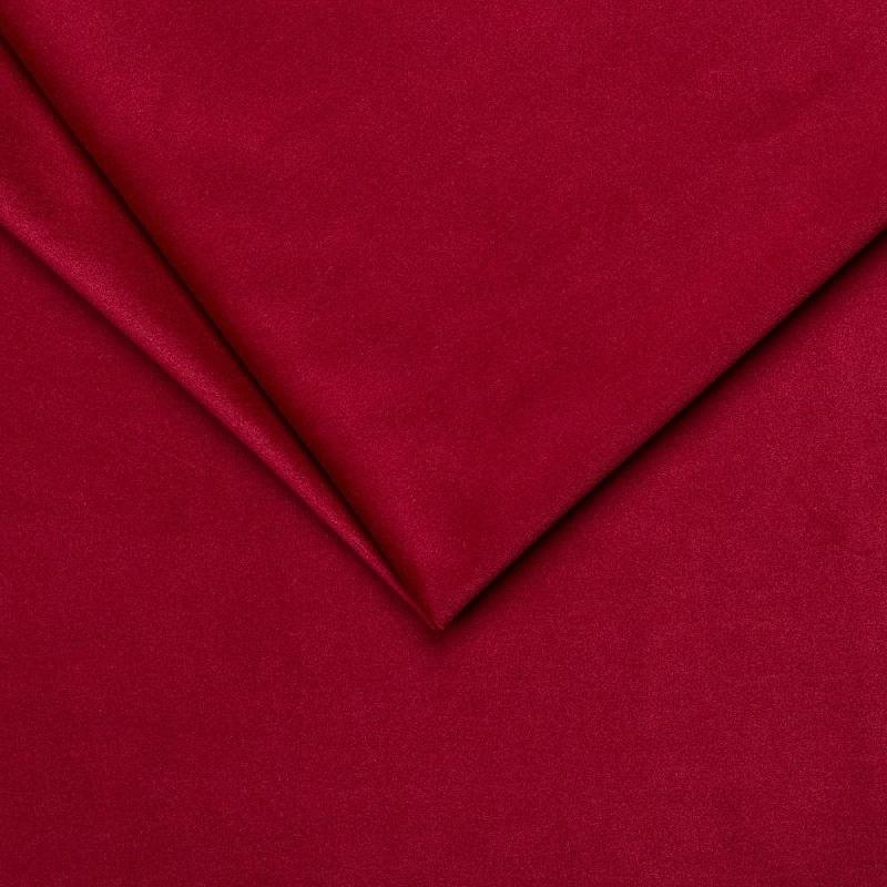 Canapé d'angle Nordic convertible express - Couchage quotidien 16cm - Tissu velours rouge_1