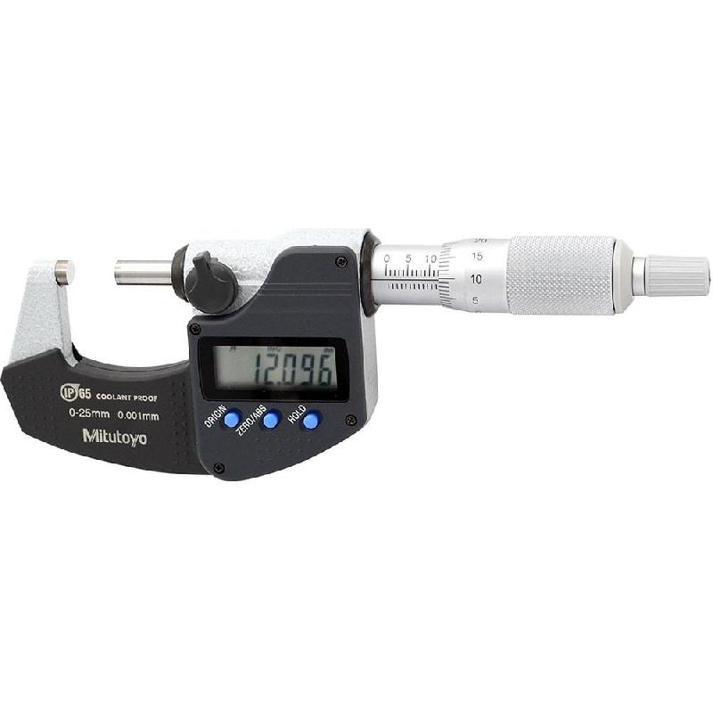 Micromètre Digimatic IP65 0-25 mm Mitutoyo® - Protégé contre l'eau - Référence 293-240-30_1