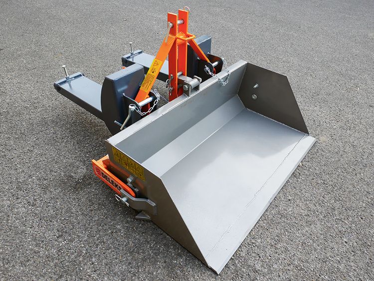 Prm-100-lm - godet pour chariot élévateur - deleks - volume de charge : 0.20 m3_1