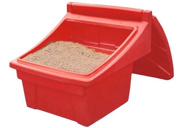 139415W - Bac à sable/sel gerbable CS 50 en polyéthylène (PE) - résistant aux chocs et intempéries_1