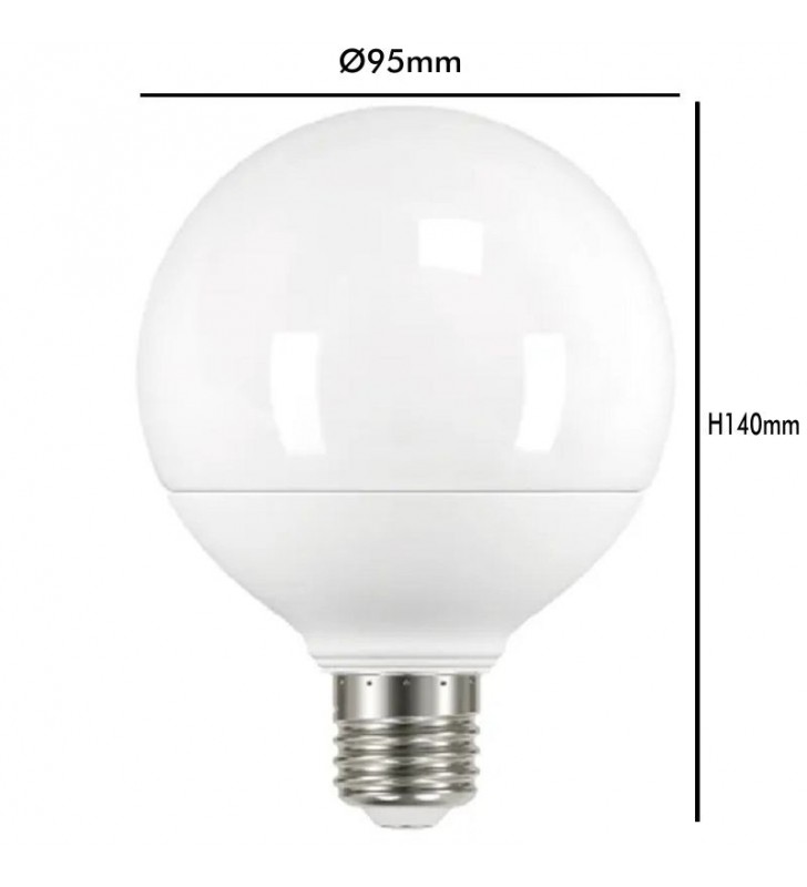 Ampoule LED E27 - 15W - 300º - G95 - Réf 3339C1 - Haute efficacité énergétique et économie d'énergie_1