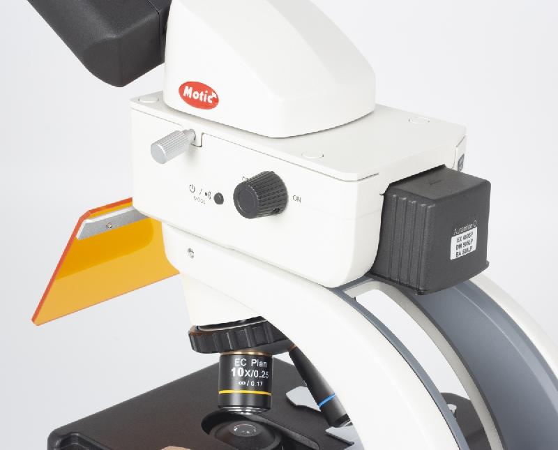 Microscope professionnel Motic BA210 Elite - personnalisable avec objectifs plan achromatiques et éclairage halogène ou LED_1